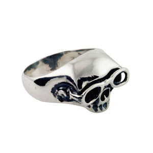 Anillo calavera brillo con lentes
