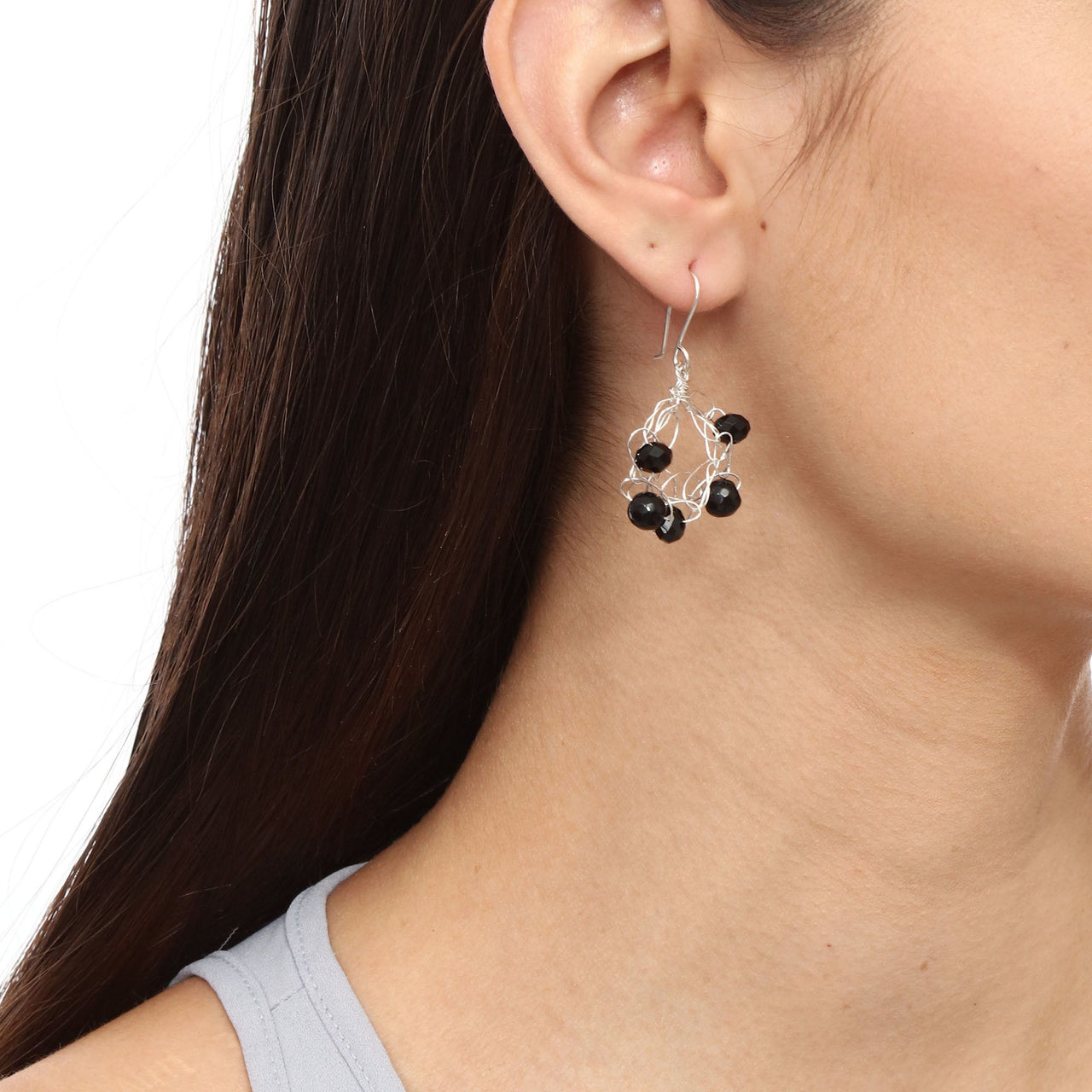 Arete Tejido Onix