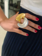 Load image into Gallery viewer, Anillo Luna Plana Plata

